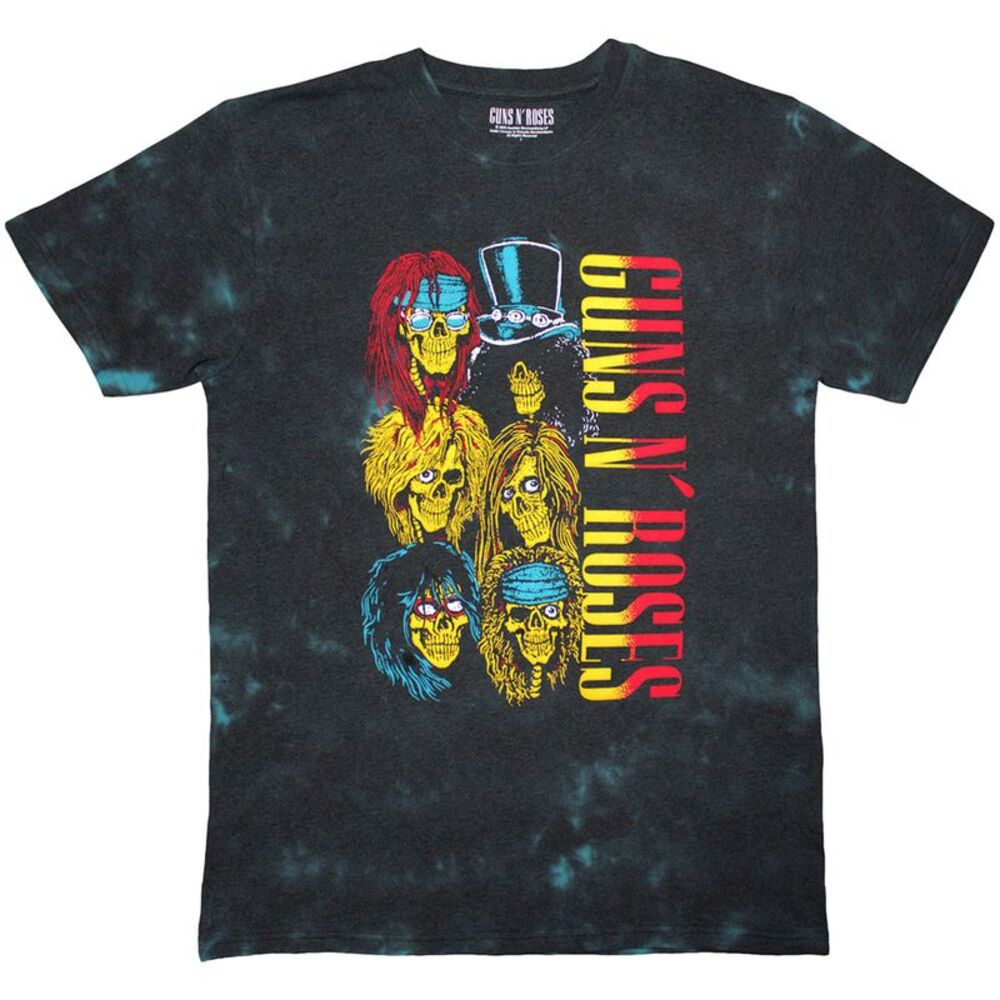 Guns N Roses Unisex Adult Use Your Illusion Tour 1991 Back Print Washed T-Shirt